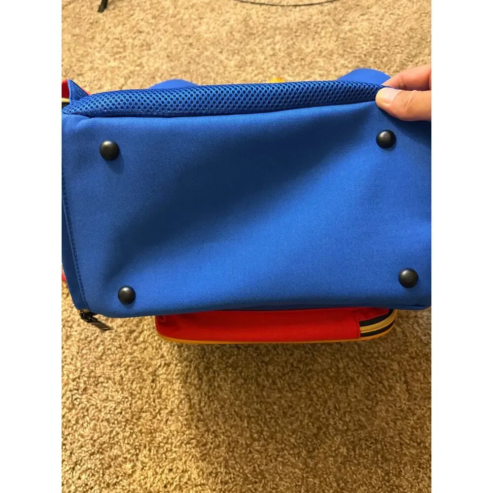 Epic Pickleball Backpack Built-in Cooler Blue/White Holds 2 Paddles 500D Nylon